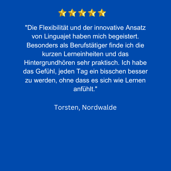 Linguajet PREMIUM LIFETIME - Lebenslange PREMIUM Nutzung der Sprachlernplattform - Linguajet
