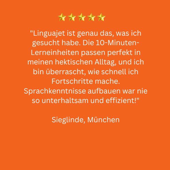 Linguajet PREMIUM- 12 Monate Nutzung der Sprachlernplattform