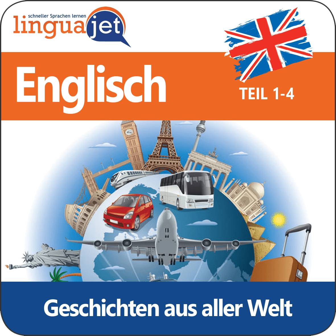Audiokurs Englisch: Geschichten aus aller Welt 1 - 4 - Linguajet