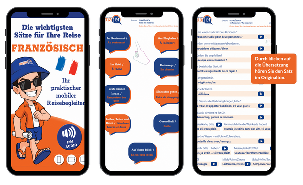 Linguajet Audio eBook FRANZÖSISCH - Ihr mobiler Reisebegleiter